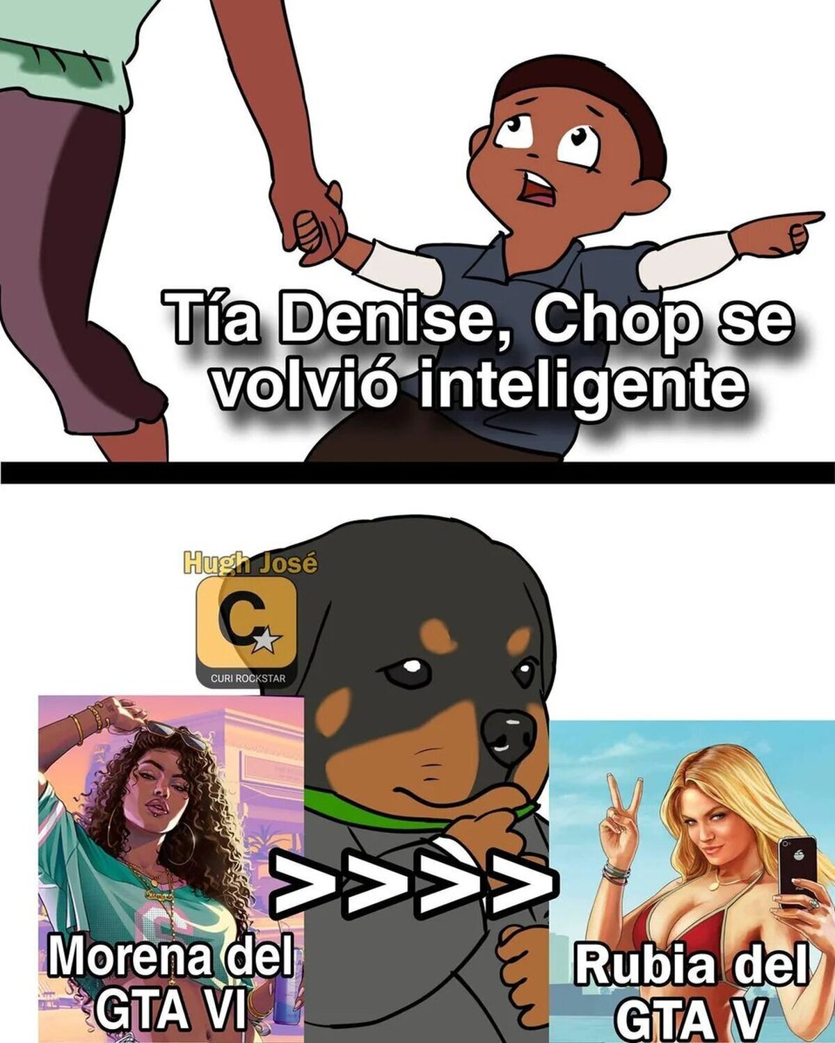 El chop tirando los factos