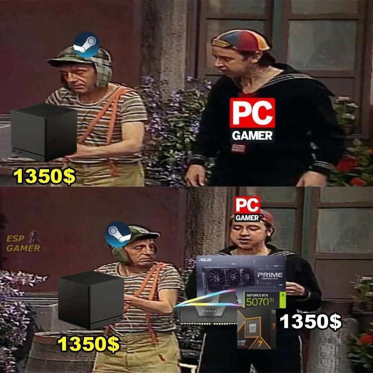 Lo siento pero esa game-cube de hacendado no puede competir