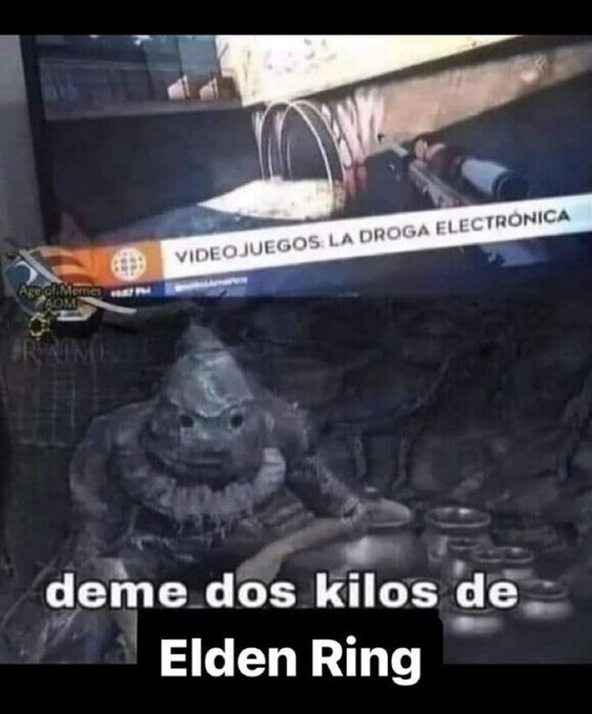 La droga electr&oacute;nica de querer derrotar a Malenia