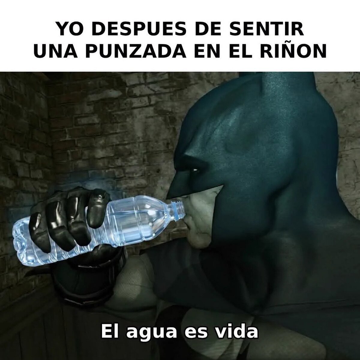 El agua es vida, un sorbito