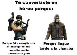 Resident Evil y sus heroes