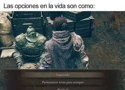 Las tres opciones de la vida y todas te fastidian la existencia