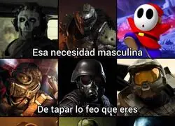 Una m&aacute;scara para los feos