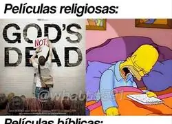 Las pel&iacute;culas religiosas vs las b&iacute;blicas