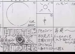 Storyboard del opening de Hunter X Hunter (1999)