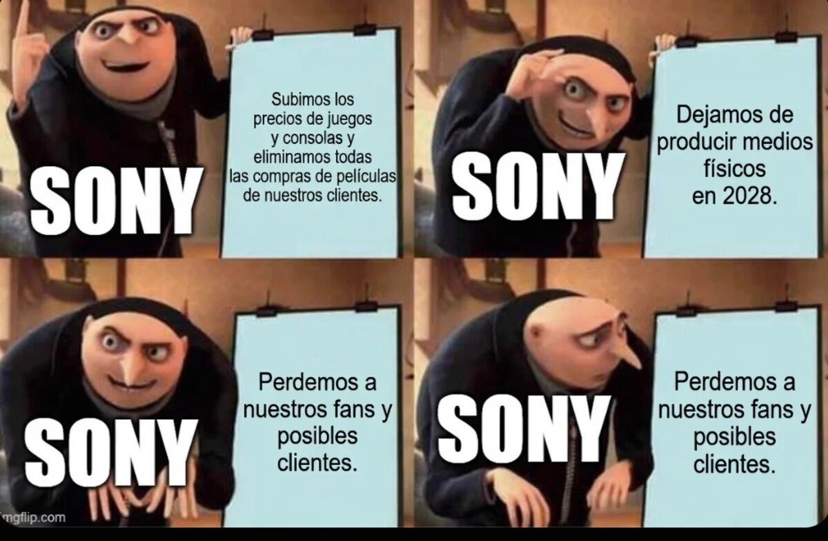 Sony cuando promete algo en enero y en febrero ya se ha olvidado de sus propias mentiras