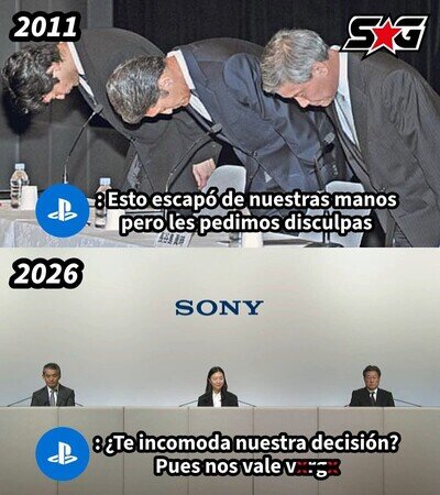 Te desconozco, Sony