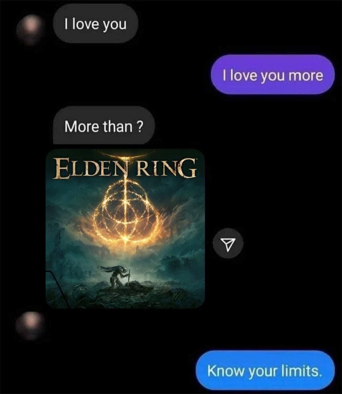 Dice tu pareja que te quiere m&aacute;s que a Elden Ring