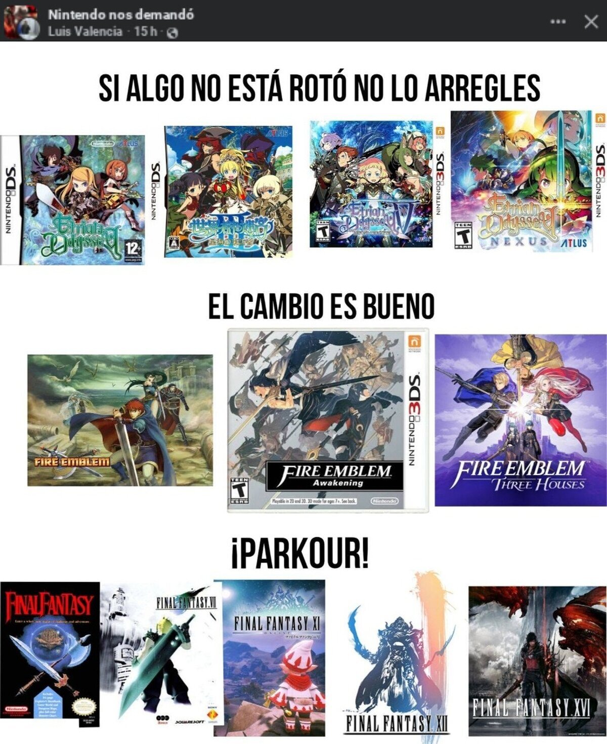 Y hasta aquí mi reseña de la saga Final Fantasy