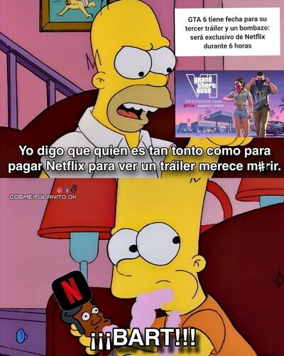 Pagar Netflix solo para ver un tr&aacute;iler de GTA