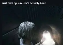 S&iacute;, si es ciega