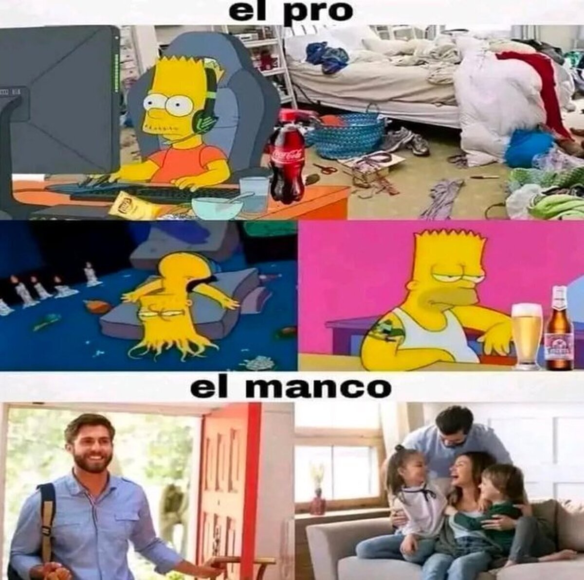 La diferencia entre un pro y un manco