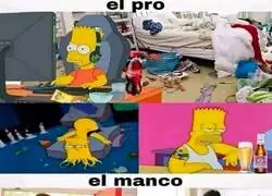 La diferencia entre un pro y un manco