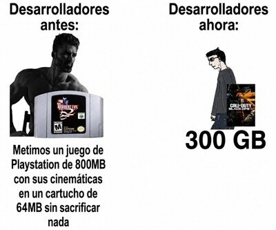 Estamos optimizando peor el espacio