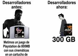 Estamos optimizando peor el espacio