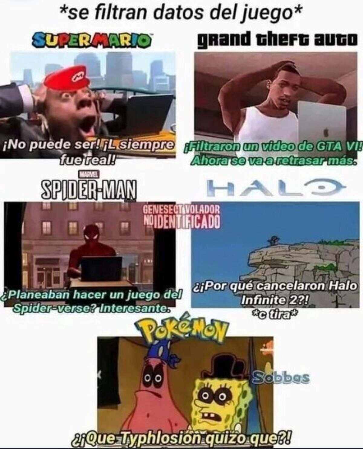 Cuando filtran un gameplay