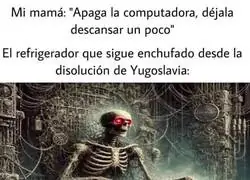 De hecho, si la desconectan se da&ntilde;a.