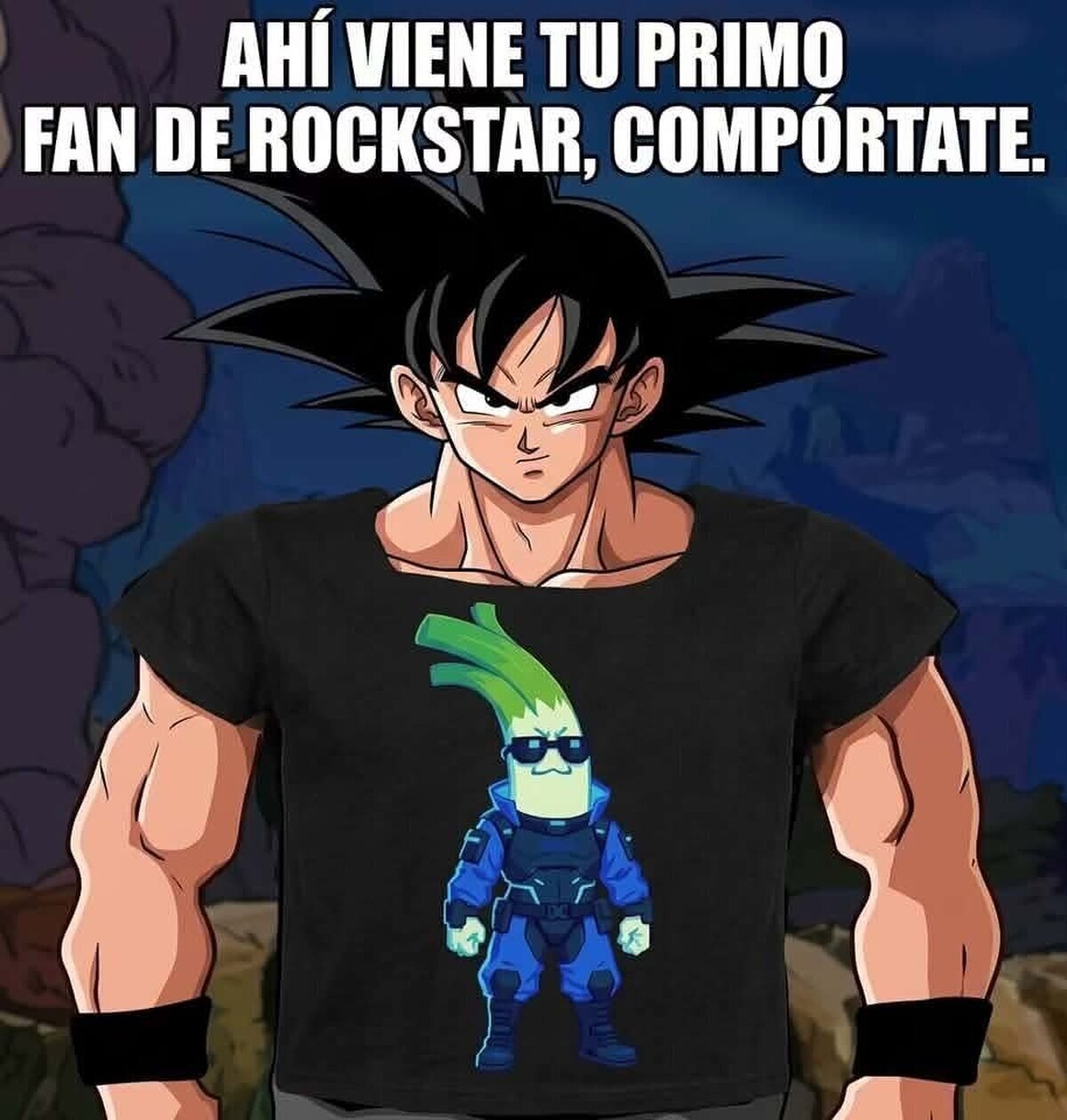 Mi primo el fan de Rockstar