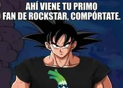 Mi primo el fan de Rockstar