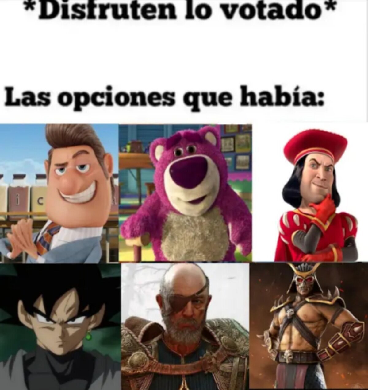Las opciones de voto de mi pueblo