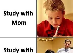 Estudiando con papa