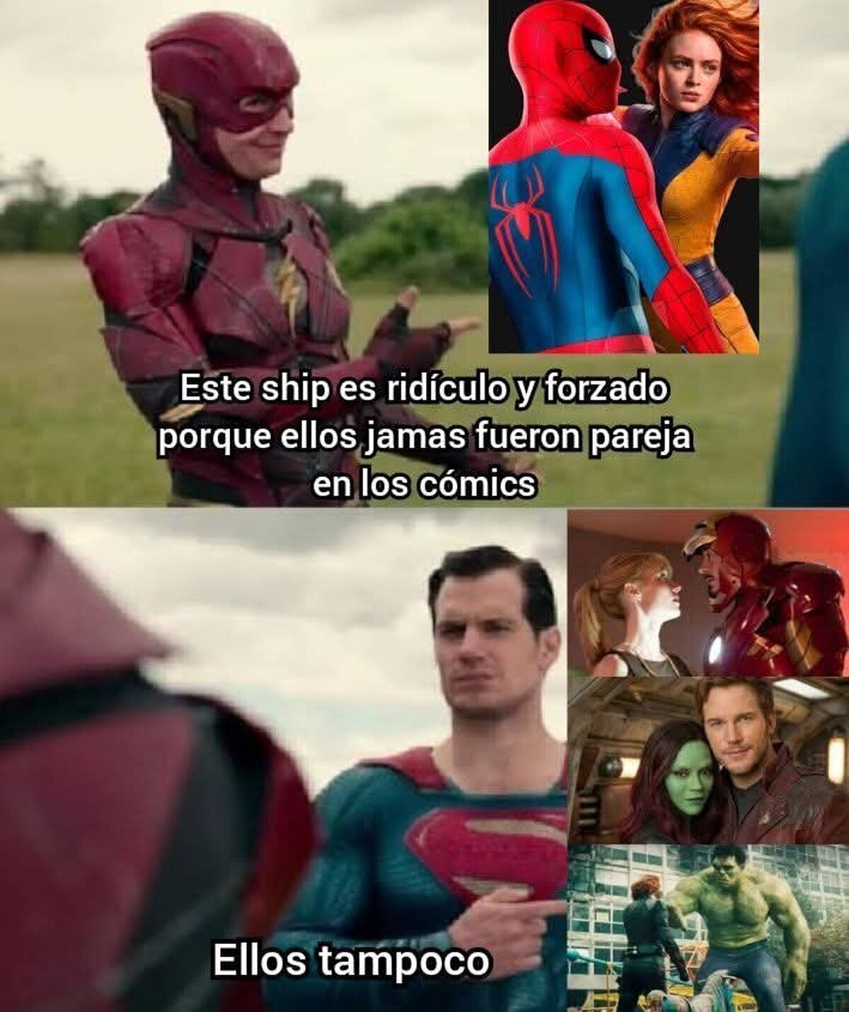 Espera, ¿Lo de Iron Man y Peppers no sucede en los comics?