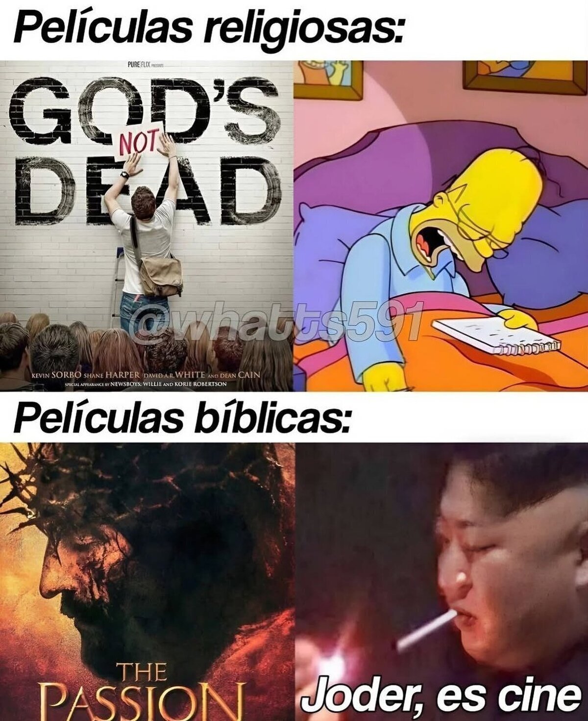 Las pel&iacute;culas b&iacute;blicas son lo mejor