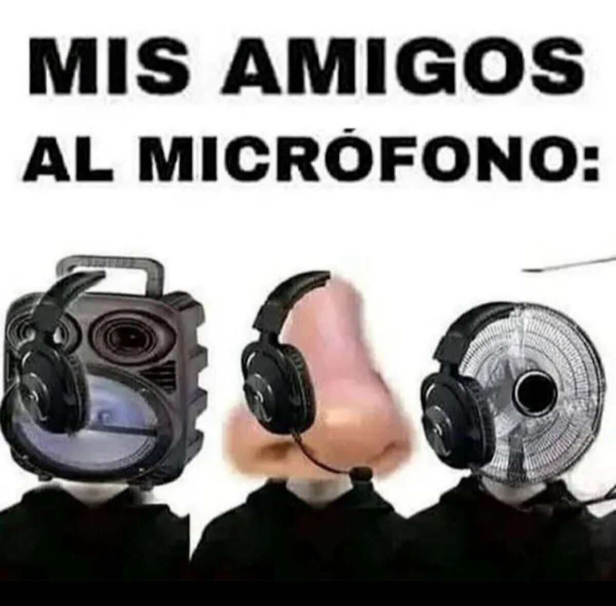 No les escucho NADA