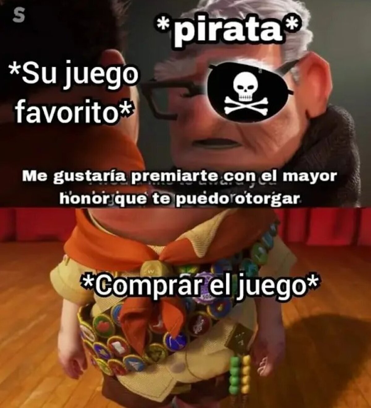 El pirata agradecido