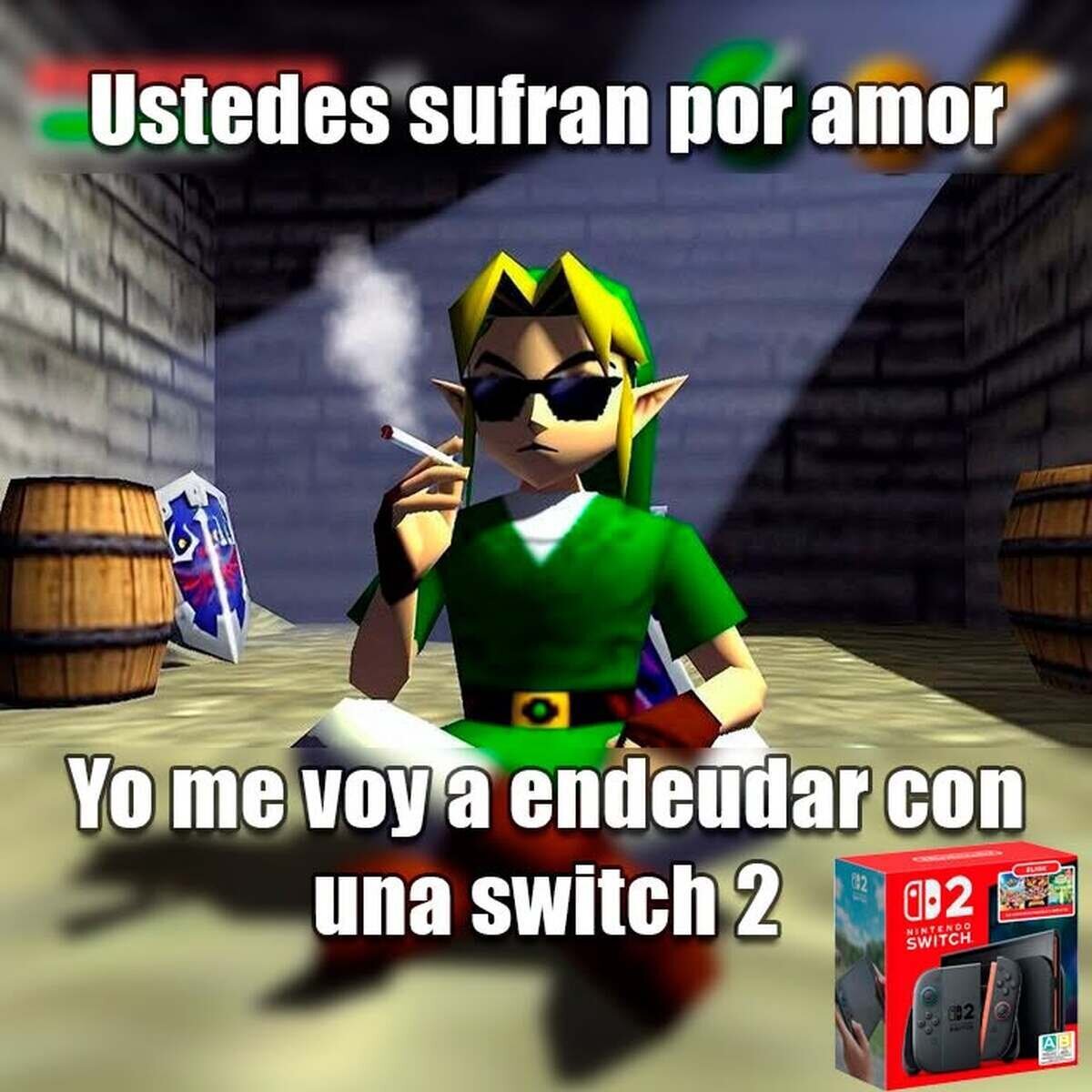 Ustedes sufren por amor, yo me endeudo con una Switch 2
