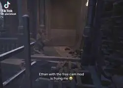 As&iacute; se ve Ethan en el modo free cam. Es bastante chiquito.
