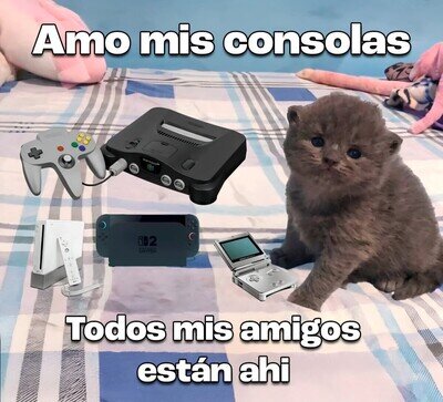 Amo mis consolas