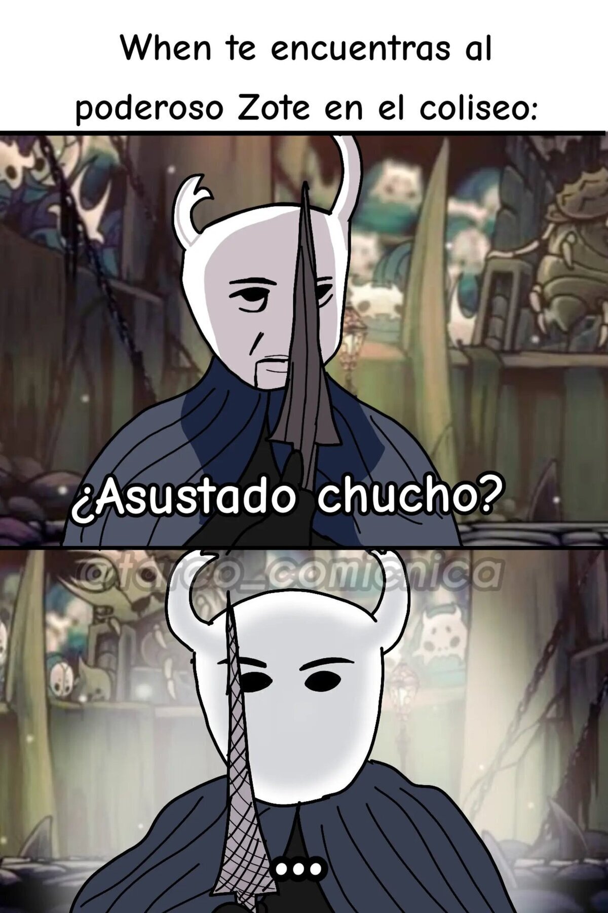 El caballerito ni habla...
