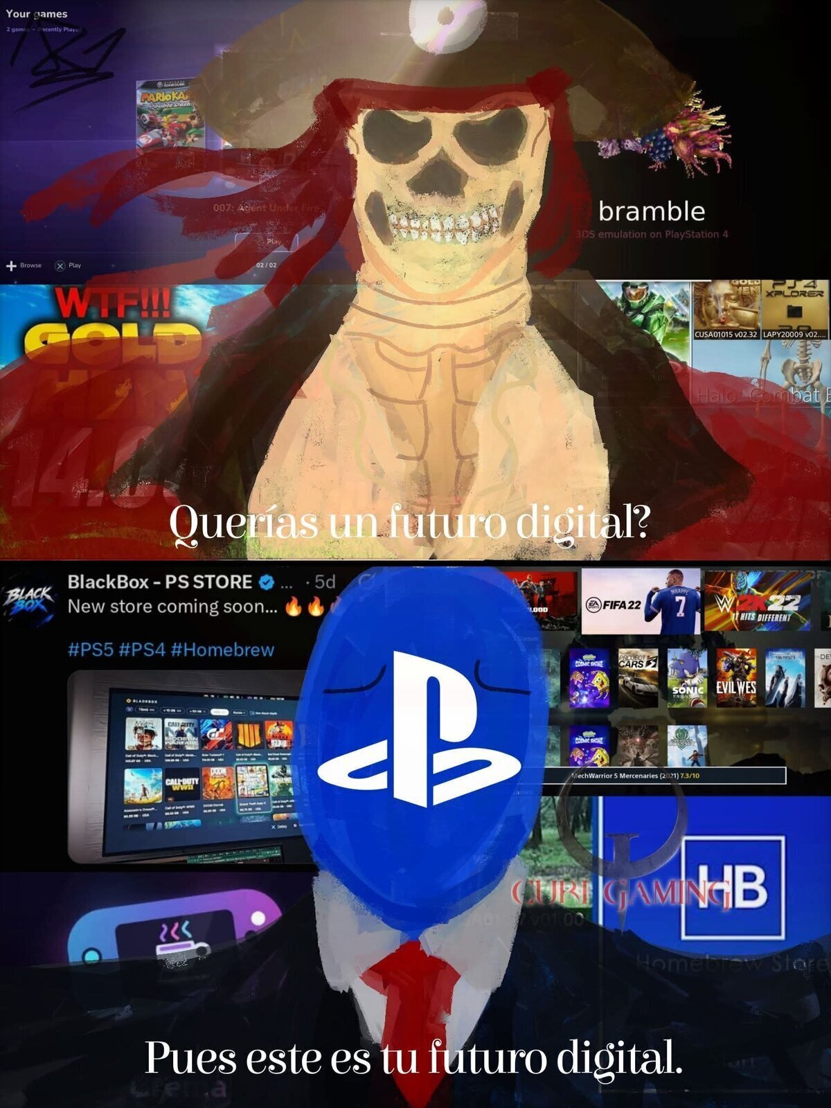 Toc&oacute; a las malas