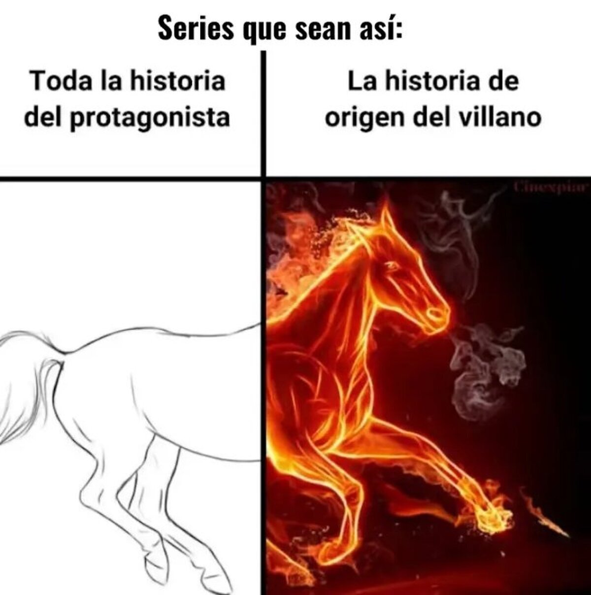 Series carreadas por el villano