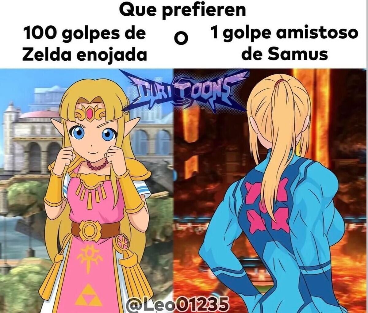 Samus debe tener una fuerza bestial