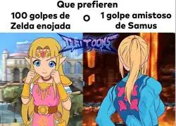 Samus debe tener una fuerza bestial
