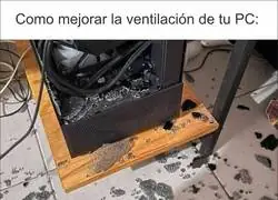 Aire directo de la fuente original