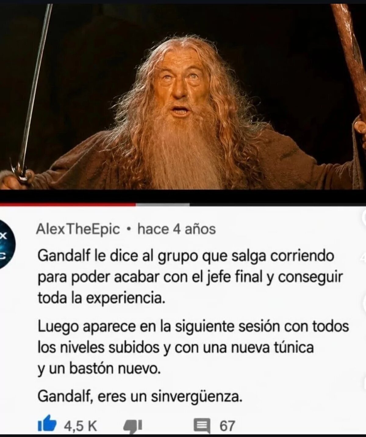 El verdadero truco para ser Gandalf el Blanco