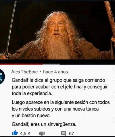 El verdadero truco para ser Gandalf el Blanco