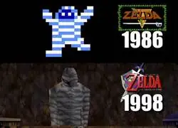 Evolution de Gibdo en la saga Zelda