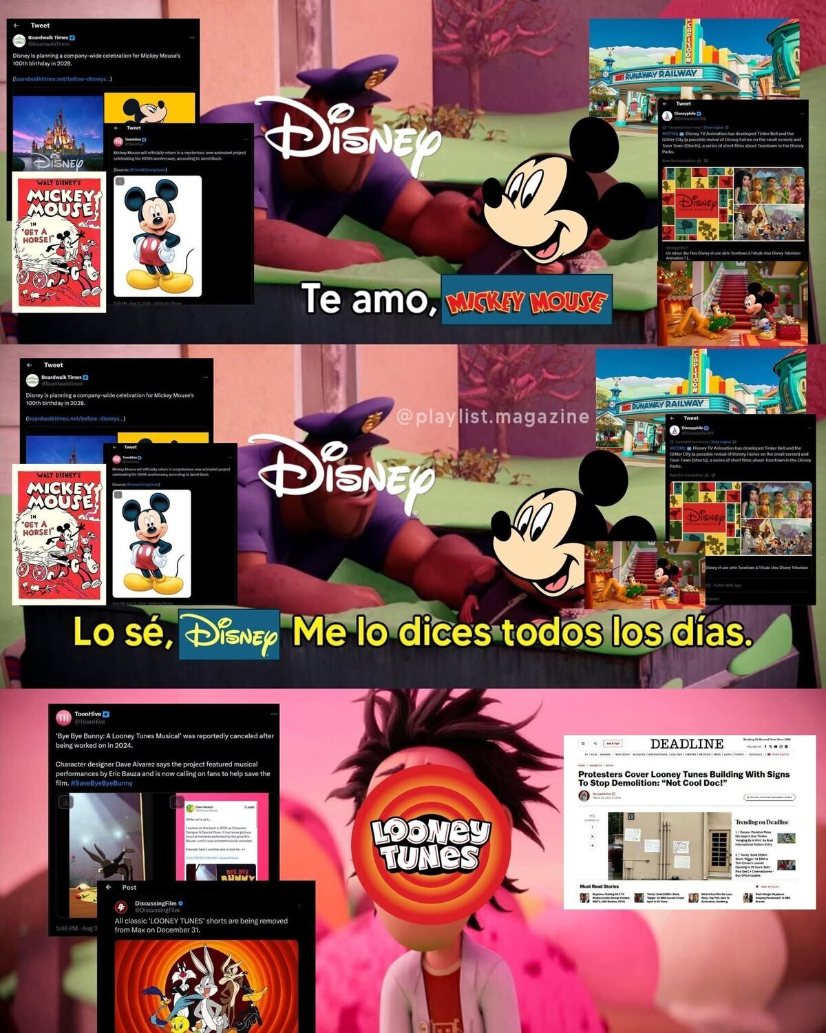 Pobre looney tunes