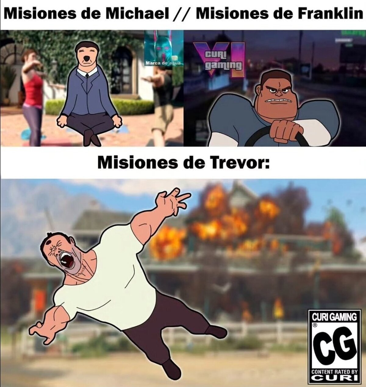 Trevor no hace misiones, sobrevive al juego